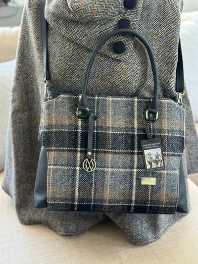 Kent - Irish Tweed Tote grey