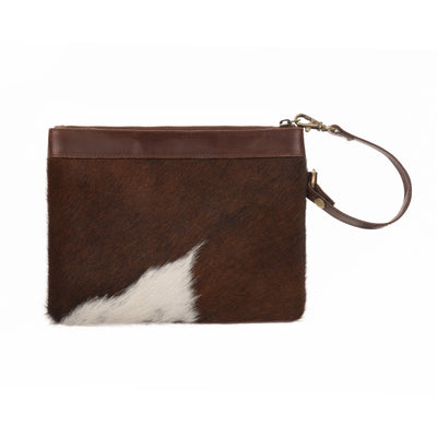 Streif Fur and Leather Pouch large