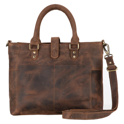 Leather Laptop Bag in Vintage look freeshipping - Sixth Edition