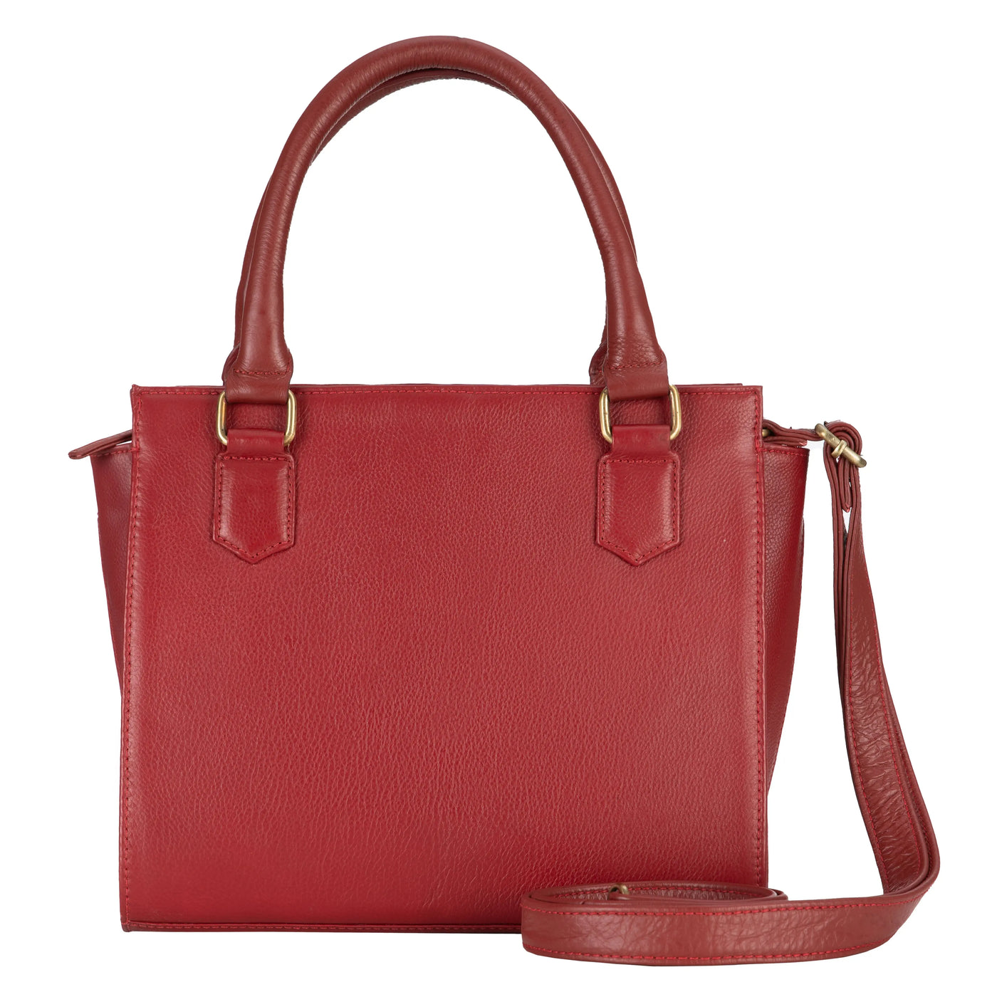 Ryan Red Leather Tote freeshipping - Sixth Edition