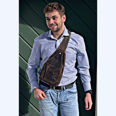 Camera Shoulder Bag for Man Vintage Look Outside | Sixth Edition Vienna